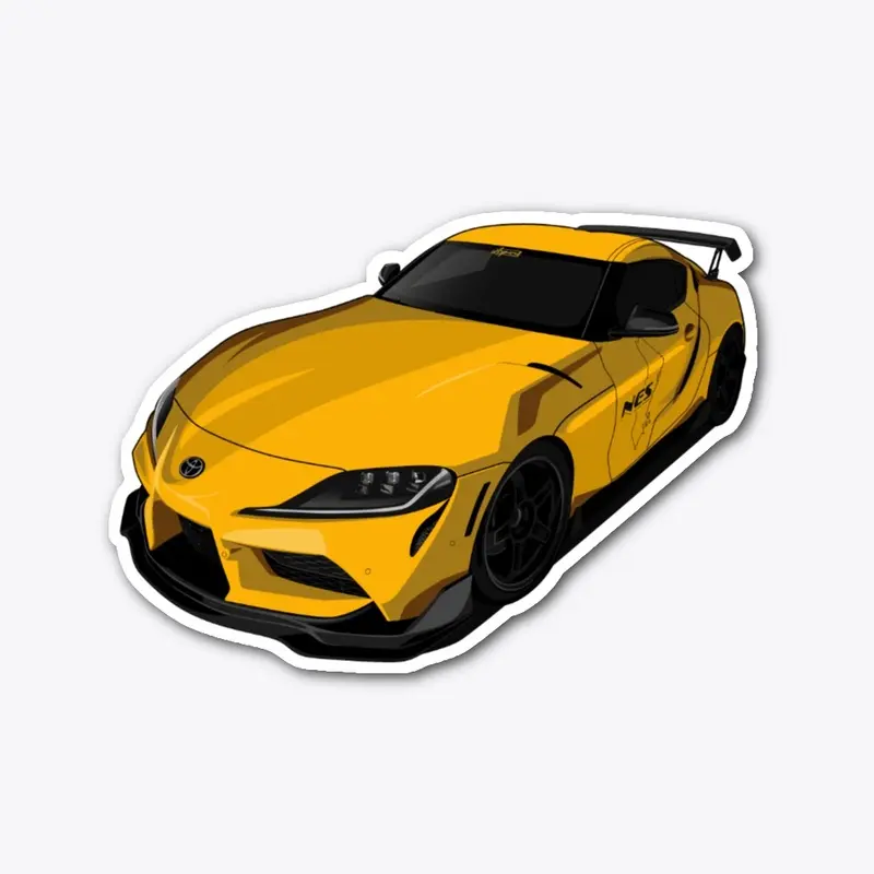 A90 supra nitro yellow