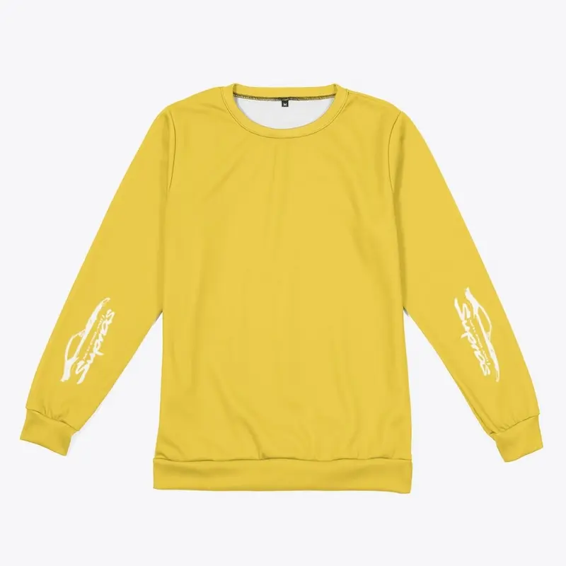 Crewneck sweatshirt sleeve print 