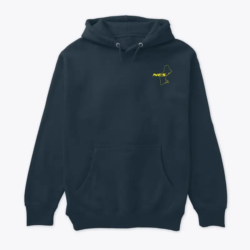 Premium pullover hoodie yellow logo